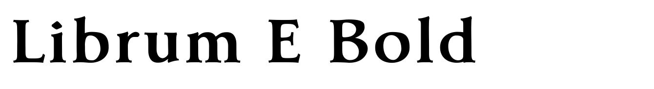 Librum E Bold